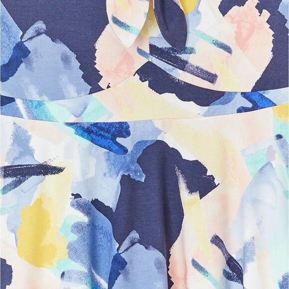 🆕 Torrid Tie Front Off Shoulder Peplum Top 5X - Picture 3 of 4